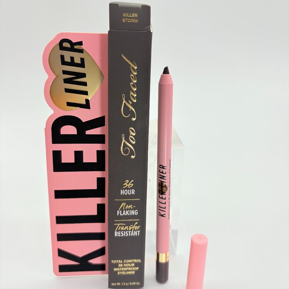 TOO FACED Killer STORM Waterproof Gel Eye Liner New in Box